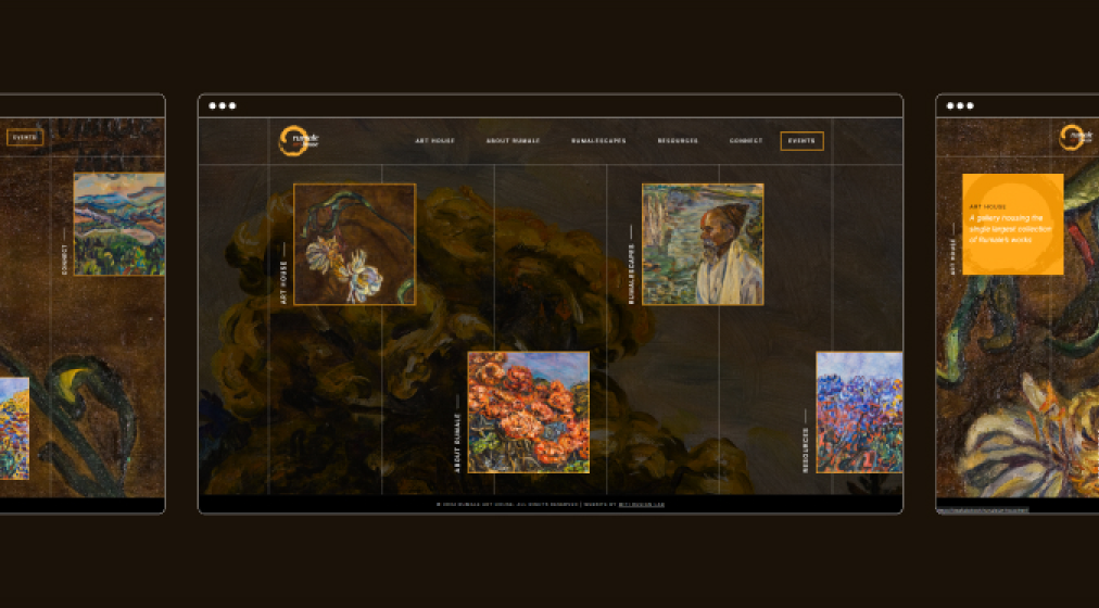 Responsive Website Development for Rumale Art House